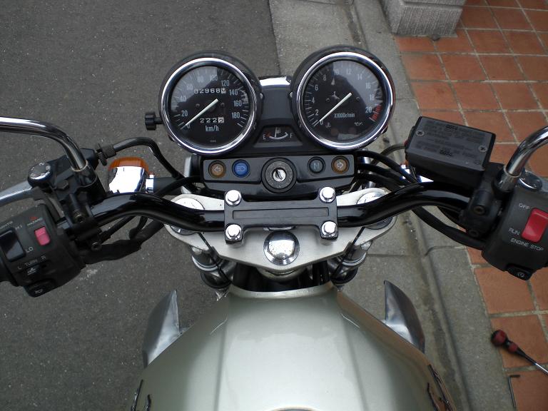 バリオス…ZRXのハンドル流用: ☆STARGAZER☆